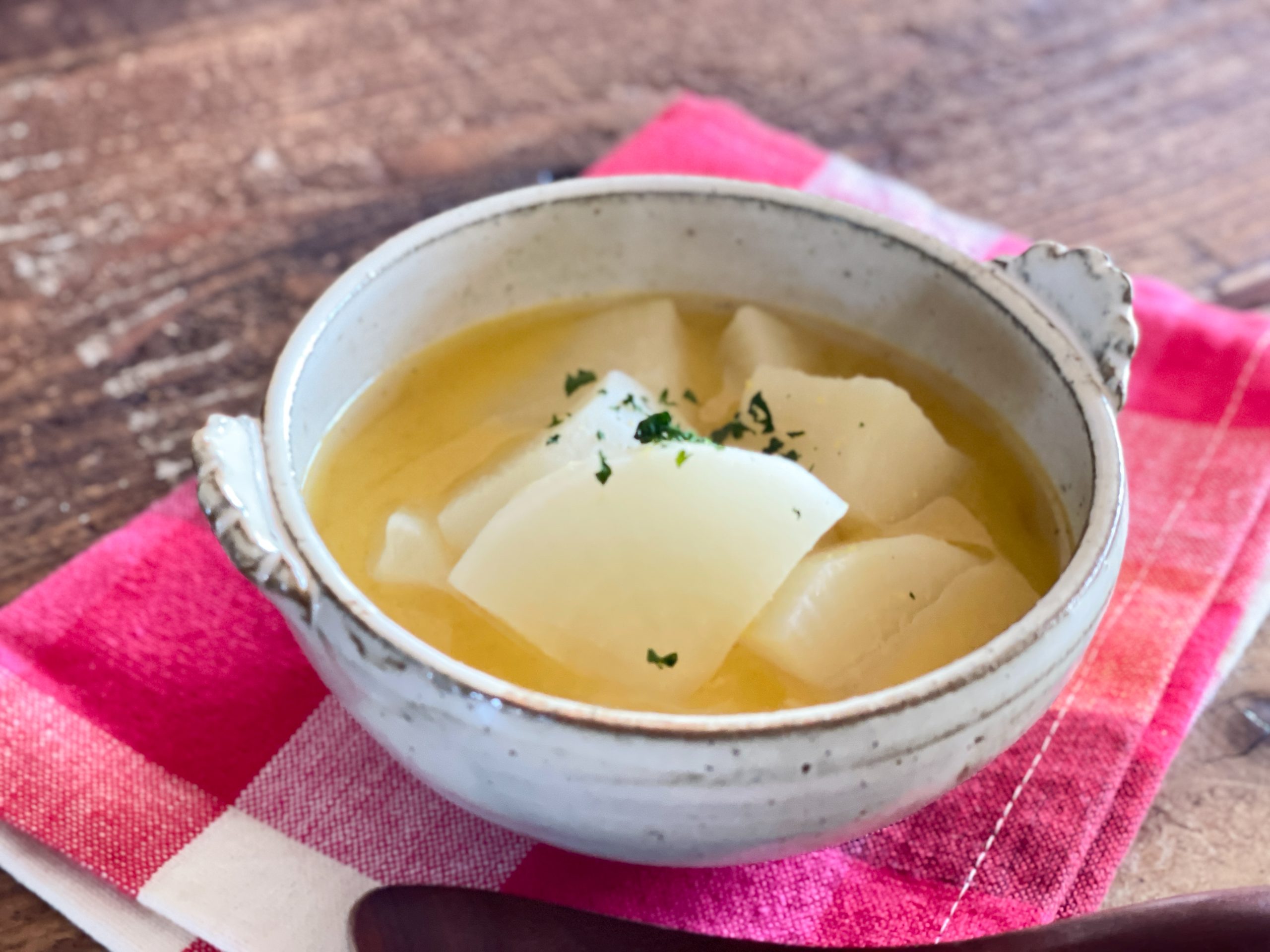 大根のコーンスープ