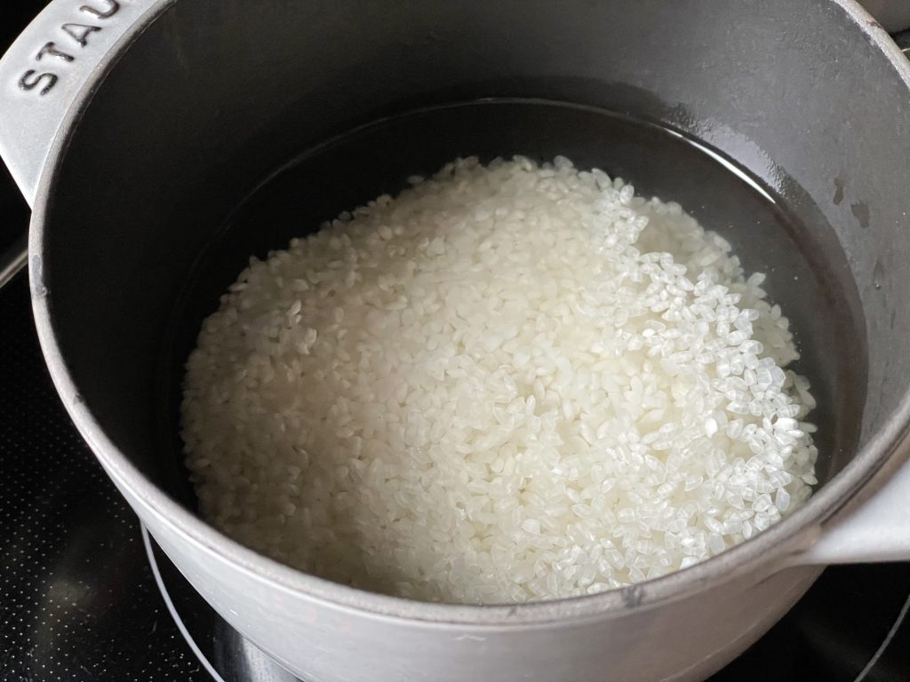 昆布水でたくごはん